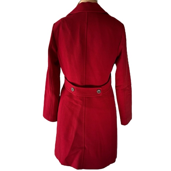 Vintage Red J. Crew Top Coat - Picture 4 of 6